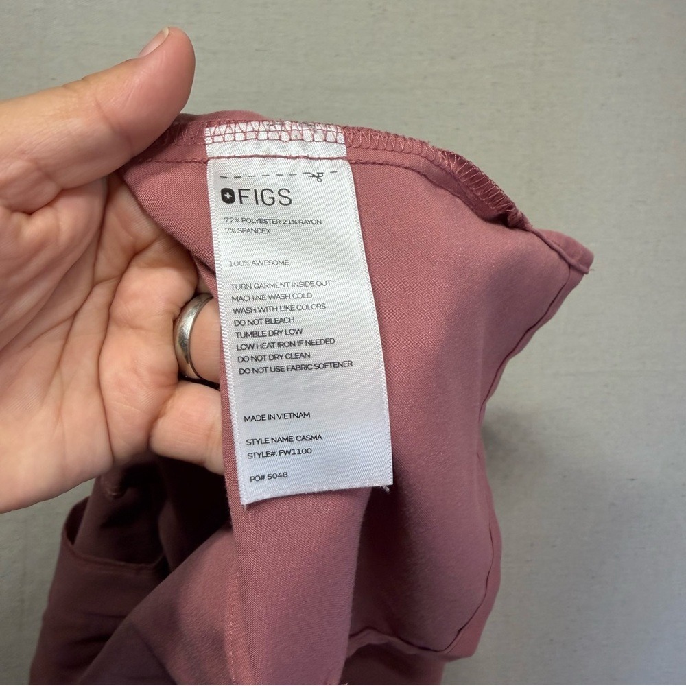 FIGS Dusty Rose Scrub Set ⚕️ XL Medical Uniform - Picture 13 of 13